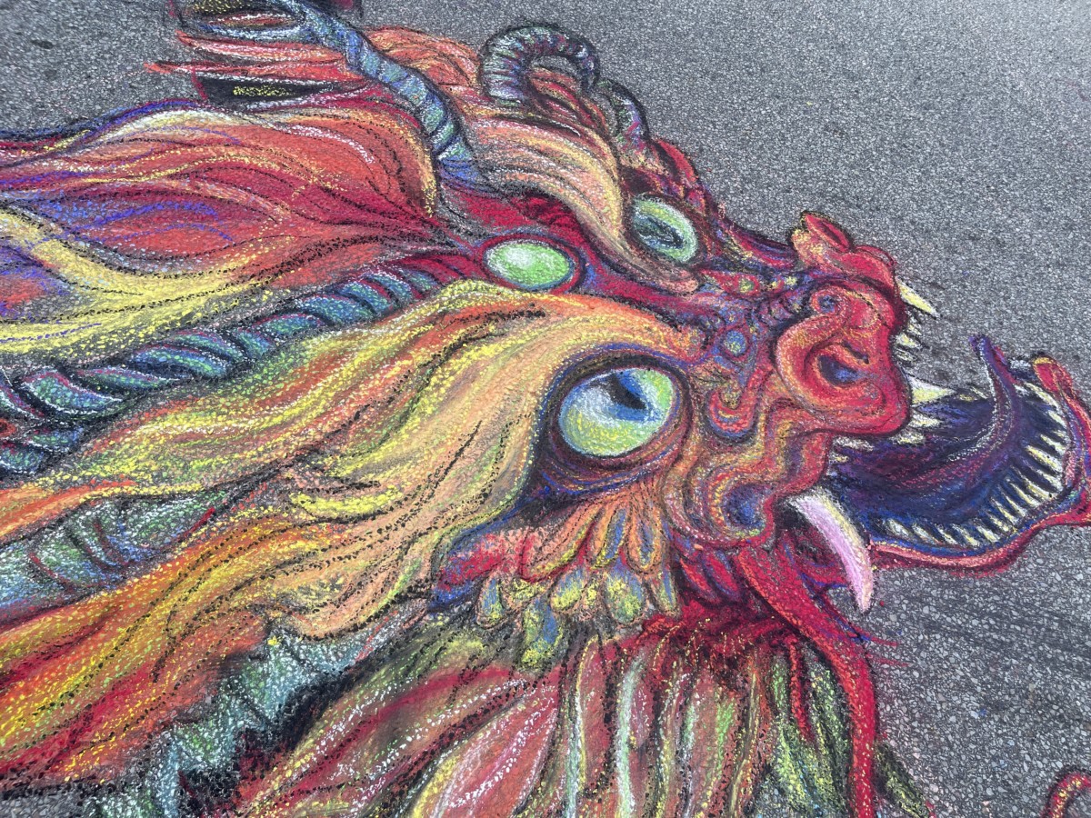 Chalk Goblin Chris Fry Chalk Artist in Columbus, Ohio
